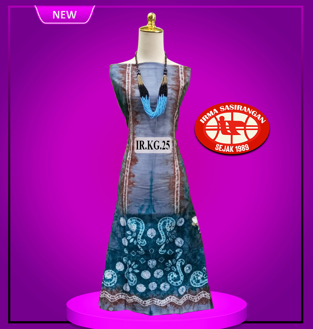 Kain Sasirangan Bahan Katun Gradasi